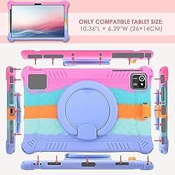 DETUOSI Silicone Case for TCL 10.36 inch with