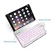 Favormates Keyboard Case for iPad 2018 (6th Gen) - iPad 2017 (5th Gen) -iPad Air 1 - Thin & Light - Aluminum Alloy - Wireless/BT - Backlit 7 Color - iPad Case with Keyboard (only for 9.7 inch ipad)