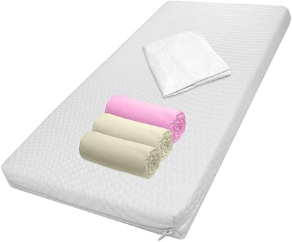 Modulit Matelas Lit Bebe Tencel 3 Draps Fille 1 Alese Dehoussable Pour Landau 40x80 Fabrication Francaise Amazon Fr Bebes Puericulture