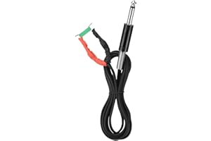 HAKIDZEL High Flexibility Tattoo Clip Cord 1.7M Silicone Coated Steel Core for Tattoo Power Supply Use