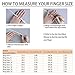 MOKANI Silicone Wedding Ring for Men, 7/5/1 Pack Rubber Wedding Bands, Comfortable Fit, Skin Safe, Durable Rubber Wedding Ring