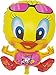 Tweety Bird Party Decoration Balloons Looney Tunes Celebration Yellow (5 Pack), Bright Color Plastic 22 inch Helium/Air/Birthday/Carnival/Festival/Graduation/Decoration/Nursery/Daycare