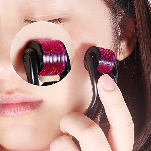 Derma Roller- 540 Ultra Titanium Microneedles, Non-Invasive Powerful Skin Therapy for Home Use, Facial Care, 0.25 mm. Includes Storage Case.  - Thumbnail 5