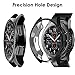 EZCO 2-Pack Case Compatible with Samsung Galaxy Watch 46mm / Gear S3 Case, Soft TPU Plated Case Protector Bumper for Gear S3 Frontier/Classic Galaxy Watch 46mm SM-R800 Smartwatch