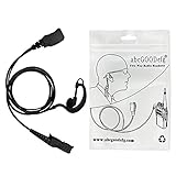 abcGoodefg G Shape Earpiece Headset PTT for Motorola Xpr3300 Xpr3500 DEP550 XIR P6620 DEP570 S49 P6600 E8600 E8608 DEP570 MTP3200 MTP3250 DP2000 Mototrbo(G Shape earpiece #1)