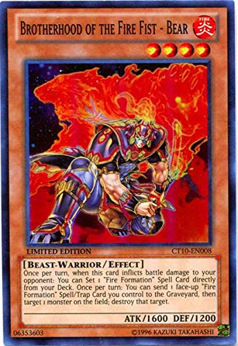 Yu-Gi-Oh! - Brotherhood of the Fire Fist - Bear (CT10-EN008) - 2013 Collectors Tins - Limited Edition - Super Rare