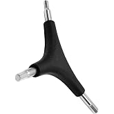 YOUMI Y-Shaped 3 Way Wrench Portable Lightweight Steel Chrome Plating, Y-Type Inner Hexagon Spanner 4mm 5mm 6mm for Bicycle Cycling Repair Hardware Multitool (BLACK)