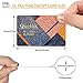 Quctak RFID Blocking Cards (4 Pack), Premium Contactless NFC Debit Credit Card Passport Protector Blocker Set for Men & Women, Smart Slim Design Perfectly fits in Wallet/Purse (Gold)