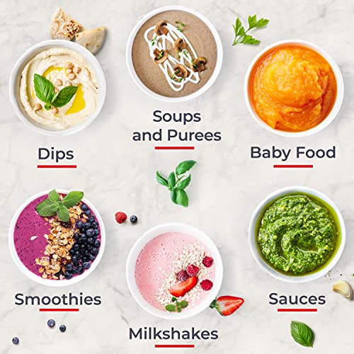 Mueller Pro Series Hand Blender, 500W Immersion Blender, HeavyDuty