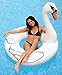 Kangaroo Jumbo 4-Foot x 4-Foot White Swan Inflatable Raft and Pool Float