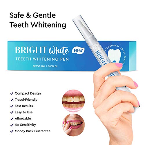 LUXROS Teeth Whitening Pen, 2 Pack, 35% Carbamide Peroxide Gel, Extra Strength Whitening Gel, Travel-Friendly, Convenient, Easy-to-Use, Gentle, Affordable Yet Effective