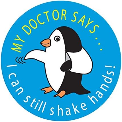 PDC Healthcare 59708859 Label,MY DOCTOR SAYS. I, 2" Circle, Blue (Pack of 250)