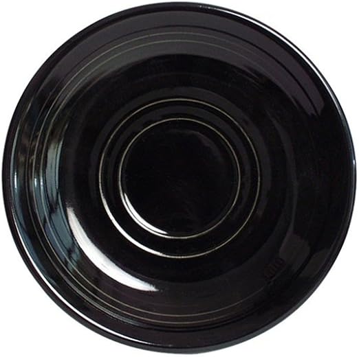 Amazon Com Concentrix Black Saucer 6 2 Dozen Unit