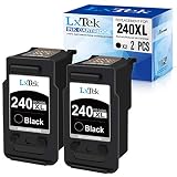 LxTek Remanufactured Ink Cartridge Replacement for Canon 240XL PG-240XL PG240XL PG-240 PG240 240XL 240 XL to use with PIXMA MG3620 TS5120 MX472 MG3220 MG2120 MX512 MX532 MG3520 MG3222 (Black, 2 Pack)