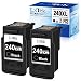 LxTek Remanufactured Ink Cartridge Replacement for Canon 240XL PG-240XL PG240XL PG-240 PG240 240XL 240 XL to use with PIXMA MG3620 TS5120 MX472 MG3220 MG2120 MX512 MX532 MG3520 MG3222 (Black, 2 Pack)