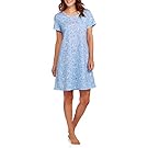 Blue Tile Moon Nightgown Long Sleep Shirt