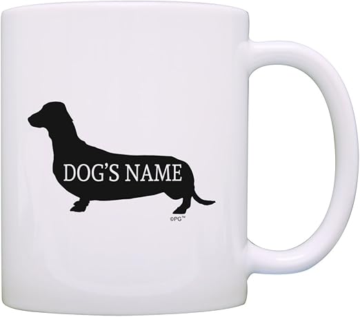 wiener dog mug