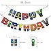 Superhero Happy Birthday Banner Party Supplies for Kids Birthday Party Decoration