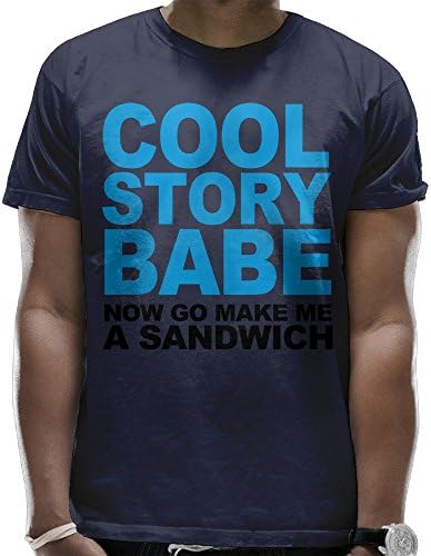 Cool Story Babe Fashion Men's Round Collar Short Sleeves