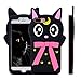 iPhone 7 Plus Case, MC Fashion Cute 3D Japan Cartoon Sailor Moon Crystal Black Cat Luna Protective Silicone Rubber Case Skin for iPhone 7 Plus (2016) (Sailor Moon Crystal-Luna Cat)
