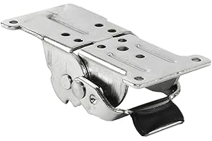 180-Degree Folding Hinge with Self-Locking Mechanism, Heavy-Duty Cold-Rolled Steel, 30 kg Load Capacity, 0°/90°/180° Adjustab