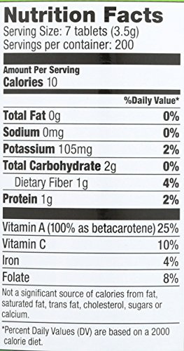Pines Organic Wheat Grass, 1400 Count Tablets