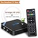 Android TV Box,2019 Updated Smallest Android Box Amlogic Quad Core 64 Bits 2GB RAM 16GB ROM WiFi/4K Ultra HD/3D/H.265 Pendoo X8 Mini Smart TV Box