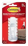 Command Large Utility Hook, White, 4-Hook, 8-Strips