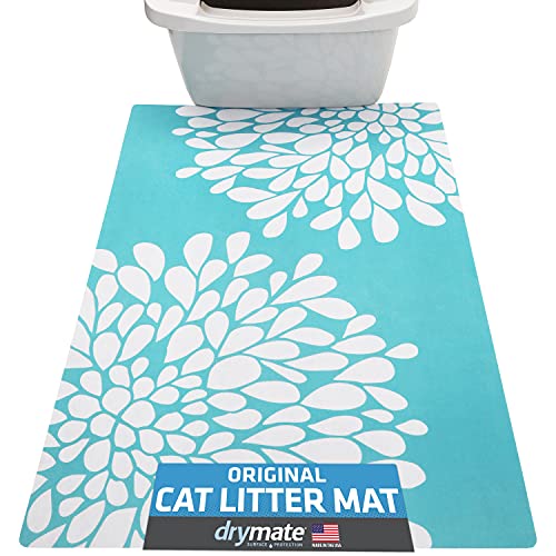 Drymate Original Cat Litter Mat, Contains Mess from Box for Cleaner