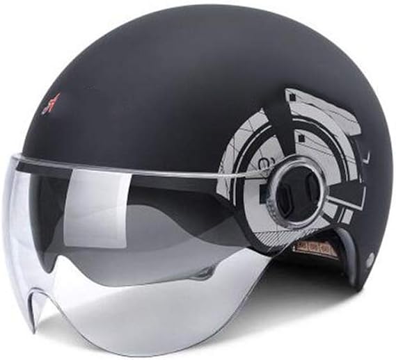 Fahrradhelm Für Erwachsene Mit Magnetvisier – Verstellbar 58-62 Cm, 18 Lüftungslöcher, Rot-schwarz