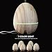 TechVibe 400mL Aromatherapy Aroma Essential Oil Diffuser Cool Mist Humidifier with Color LED Lights For Office Home Bedroom Living Room Study Yoga Spa - Nature Wood Grain