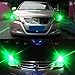 YaaGoo 12 Pack Compact Small Bulb License Plate Lights Lamp,T10 168 194 2825 W5W,Green,12pcs