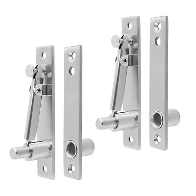 BNYZWOT Door Pivot Hinges Heavy Duty Hinges for Wood Doors 360 Degree Shaft Stainless Steel Murphy Door Pivot Hinge System 2 Pack