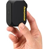 anoutway Bike Pump with Gauge Mini Electric 120PSI Portable AT1 PRO | Tiny Rechargeable Battery Auto Stop Small Cycling Accessories Presta and Schrader Valve Mountain Road Bike Tire Pump