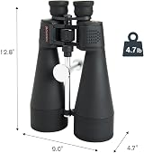 Celestron SkyMaster 20x80 Binoculars Porro BaK-4 Multi Coated Optics Case view 7