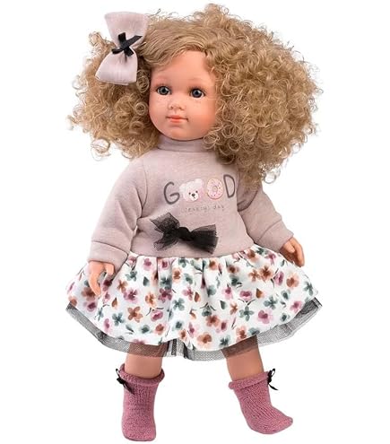 Llorens Puppe Sara 35cm - Fashion Doll Mit Weichem Körper Und Trendigem Outfit, Brünett