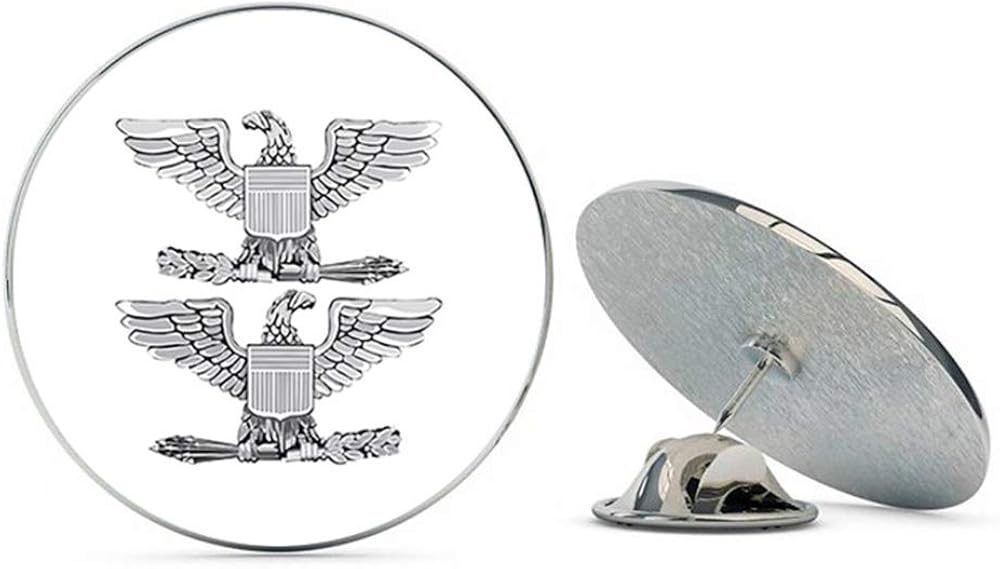 Amazon Veteran Pins US Army Colonel Rank Metal 0 75 Lapel Hat Pin