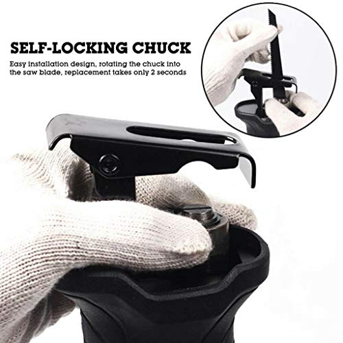 900W Elektrischer Säbelsäge/Reciprosäge, Universalsäge mit 5 Säbelsägeblatt, 0~2800 SPM Stufenlose Geschwindigkeiten… – Bild 6