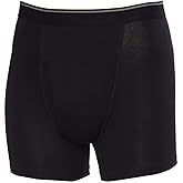 Kirkland Signature Stretch Cotton Boxer Briefs Comfort Fit (Black/Gray, Medium)