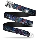 Buckle-Down Seatbelt Belt - Galaxy Collage - 1.5