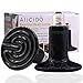 Aiicioo Reptile Heat Lamp Bulb -100W Ceramic Heat Emitter No Harm No Light Heat Bulb for Reptile Emitting Heat Lamp Bulb for Chicken Coop Lizard Aquarium Snake Outside Dogs Brooder 110V 2 Pack,Black