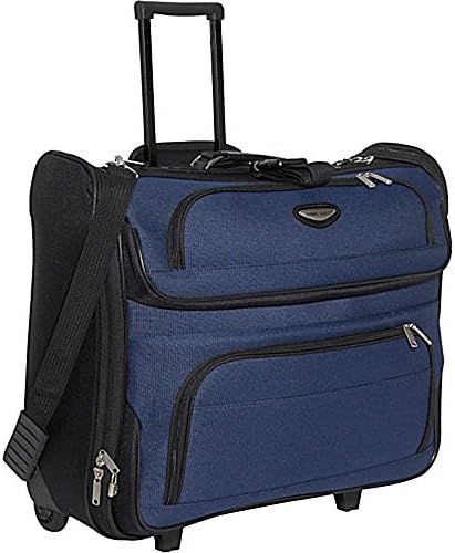 Travel Select Luggage Amsterdam Business Rolling Garment Bag, Navy