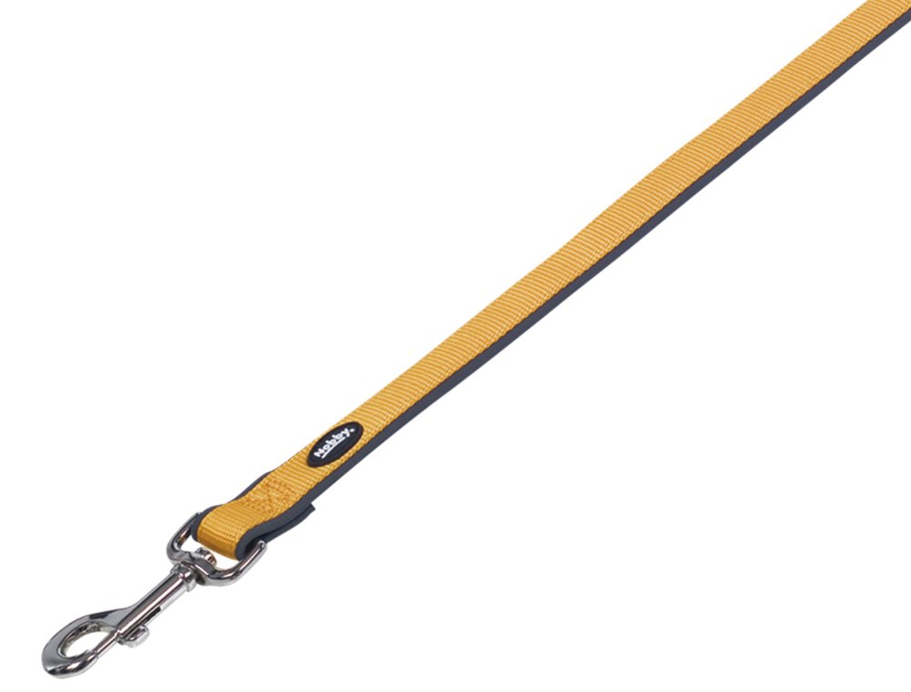 Nobby Classic Preno Dog Lead, 120 cm/15-20 mm, Orange/Gray — image 1