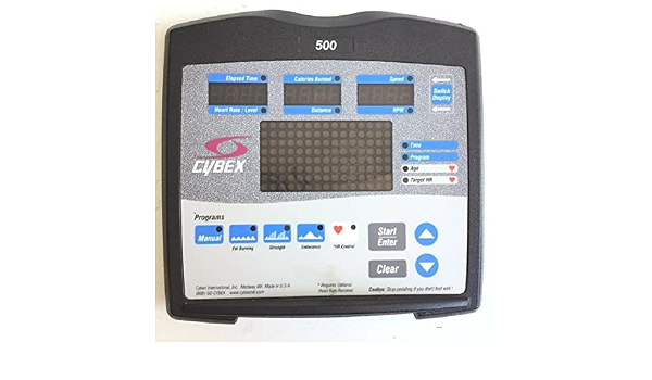 Amazon.com : Cybex Display Console Works 500 Bikemax R Residential  Recumbent Bike : Sports \u0026 Outdoors