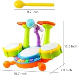 Fajiabao Kids Drum Kit Toy Musical Instrument for Toddlers 1 2 Year Olds view 8