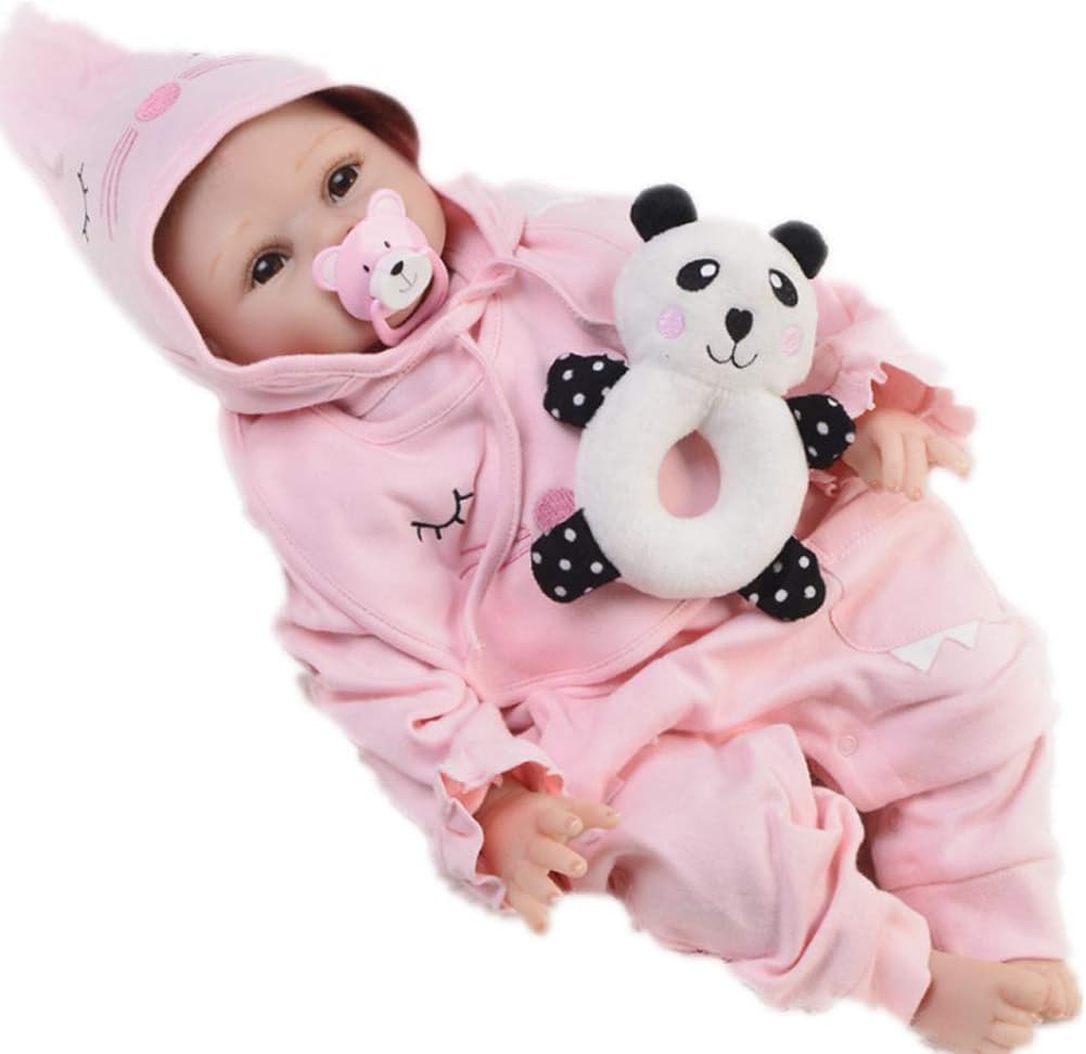 Prezzo Candyana Reborn Bambole 55 cm Simulazione Vinile Grandi Occhi Ragazza Carina Compleanno ChristmasChildren Regalo Offerte