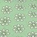 My Brest Friend Original Nursing Posture Pillow, Green Sage Dotted Daisies