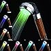 Amison Filtered Shower Head with Hose- 7 Color Changing LED Light-High Pressure Water Saving Tempreture Control Water Softener Shower Head