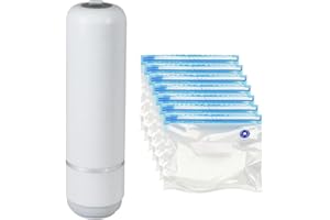 Chef Preserve Handheld Vacuum Sealer for Food, Compact Food Storage System, 30 Reusable Sous Vide Bags,Powerful Vacuum Food S