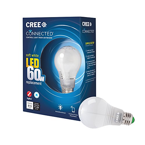 Cree Lighting BA19-08027OMF-12CE26-1C100 Cree Connected LED Smart Bulb, 1pk, Soft White - Image 3